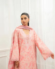 3 Piece Embroidered Lawn Suit