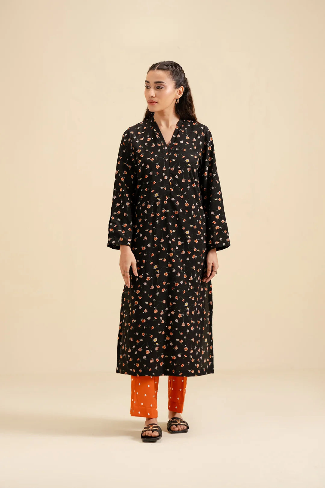 2 Piece Printed Suit Pret SS - 25