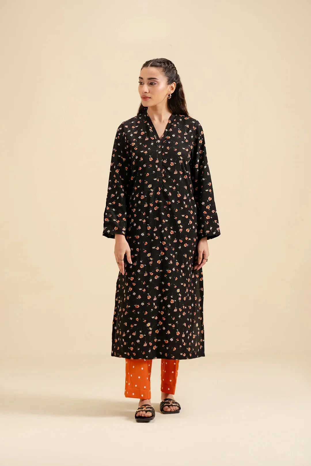 2 Piece Printed Suit Pret SS - 25