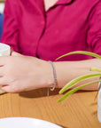 Silver Metallic Bracelet Beyond East Official