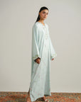 1 Piece Embroidered Lawn Kaftan