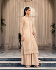 3 Piece Embroidered Organza Suit