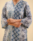 Stylish casual printed viscose shirt – perfect to pair with trousers or shalwar.