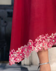 Party wear Pakistani kaftan dress embroidered raw silk Beyond East
