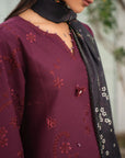 3 Piece Embroidered Lawn Suit Unstitched - 26