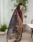 3 Piece Embroidered Lawn Suit Unstitched - 26