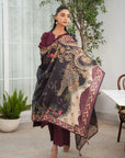 3 Piece Embroidered Lawn Suit Unstitched - 26