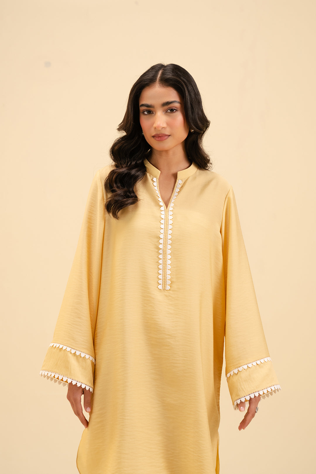 2 Piece Solid Viscose Suit Pret SS - 25