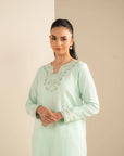2 Piece Embroidered Khaddar Suit Unstitched Fall - 25
