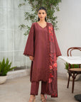 3 Piece Embroidered Lawn Suit