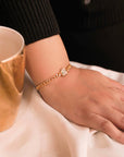 Golden Metallic Bracelet Beyond East Official