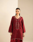 2 Piece Embroidered Khaddar Suit Unstitched Fall - 25