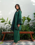 3 Piece Embroidered Cambric Suit