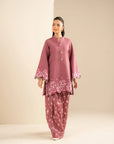 2 Piece Embroidered Khaddar Suit Unstitched Fall - 25