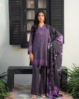 3 Piece Embroidered Linen Suit