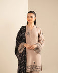 3 Piece Embroidered Khaddar Suit Unstitched Fall - 25