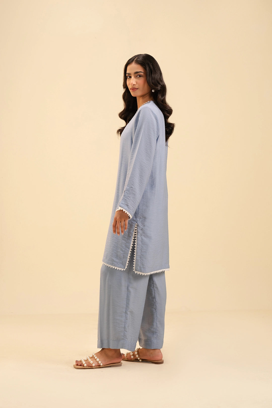 2 Piece Solid Suit Pret SS - 25