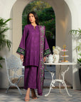 3 Piece Embroidered Linen Suit