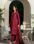 3 Piece Embroidered Cambric Suit