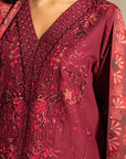 3 Piece Embroidered Cambric Suit