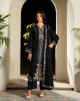 3 Piece Embroidered Linen Suit