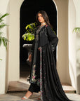 3 Piece Embroidered Linen Suit