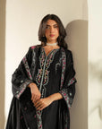 3 Piece Embroidered Linen Suit