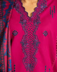 3 Piece Embroidered Cambric Suit