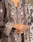 3 Piece Embroidered Cambric Suit