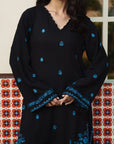 2 Piece Embroidered Suit