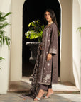 3 Piece Embroidered Cambric Suit