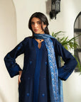 3 Piece Embroidered Karandi Suit