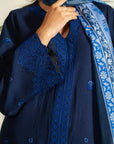 3 Piece Embroidered Karandi Suit