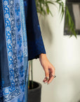 3 Piece Embroidered Karandi Suit