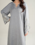 1 Piece Embroidered Kaftan Pret SS - 26