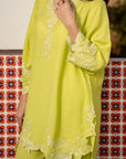 2 Piece Embroidered Suit