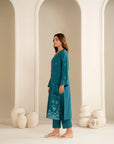 2 Piece Embroidered Khaddar Suit Pret Fall - 25