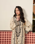 2 Piece Embroidered Suit