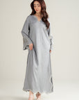 1 Piece Embroidered Kaftan Pret SS - 26