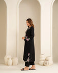 2 Piece Embroidered Khaddar Suit Pret Fall - 25
