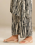 1 Piece Printed Linen Trouser