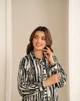 1 Piece Printed Linen Shirt
