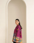 1 Piece Printed Khaddar Jacket