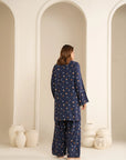 2 Piece Printed Linen Suit