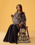 3 Piece Printed Khaddar Suit