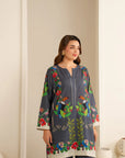 1 Piece Printed Khaddar Shirt Pret Fall - 25