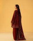 3 Piece Printed Khaddar Suit