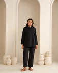 2 Piece Black Co-Ord set Pret Fall - 25