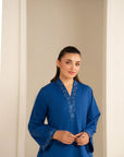 1 Piece Embroidered Cambric Shirt