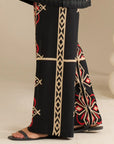 1 Piece Printed Linen Trouser